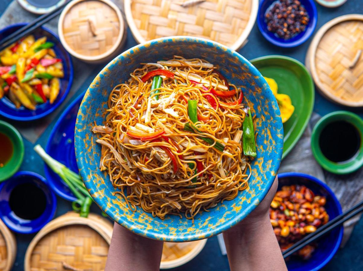Hyatt Place Jaipur Malviya Nagar Exterior photo A bowl of chow mein